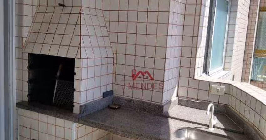 Apartamento com 1 dormitório à venda, 55 m² por R$ 400.000,00 - Tupi - Praia Grande/SP