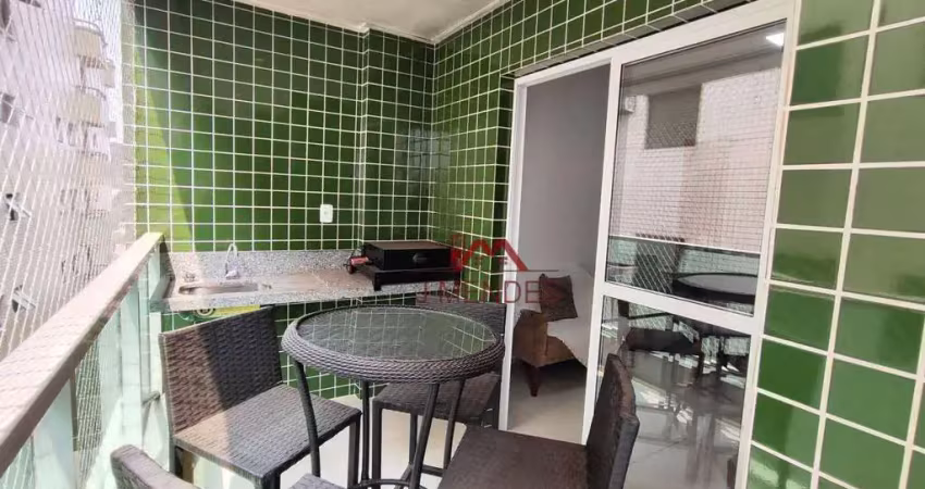 Apartamento com 2 dormitórios à venda, 65 m² por r$ 480.000 - canto do forte - praia grande/sp