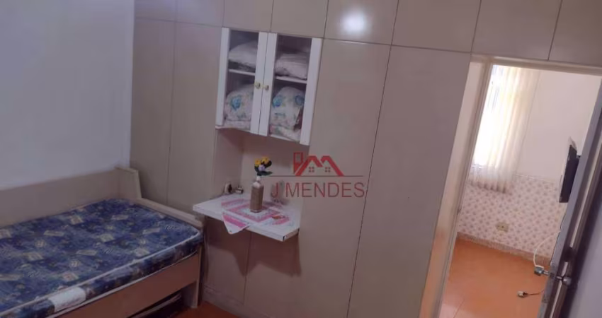 Kitnet com 1 dormitório à venda, 23 m² por R$ 165.000,00 - Canto do Forte - Praia Grande/SP