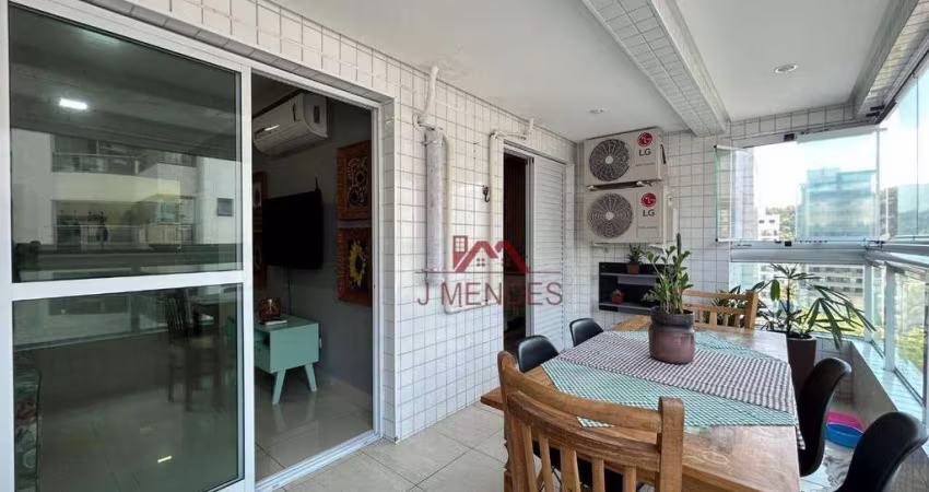 Apartamento com 2 dormitórios à venda, 74 m² por R$ 520.000,00 - Canto do Forte - Praia Grande/SP