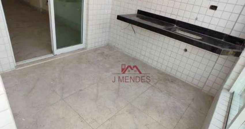 Apartamento com 2 dormitórios à venda, 69 m² por R$ 495.000,00 - Tupi - Praia Grande/SP