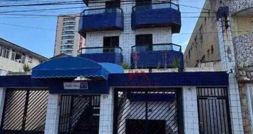 Apartamento com 1 dormitório à venda, 32 m² por r$ 240.000 - canto do forte - praia grande/sp