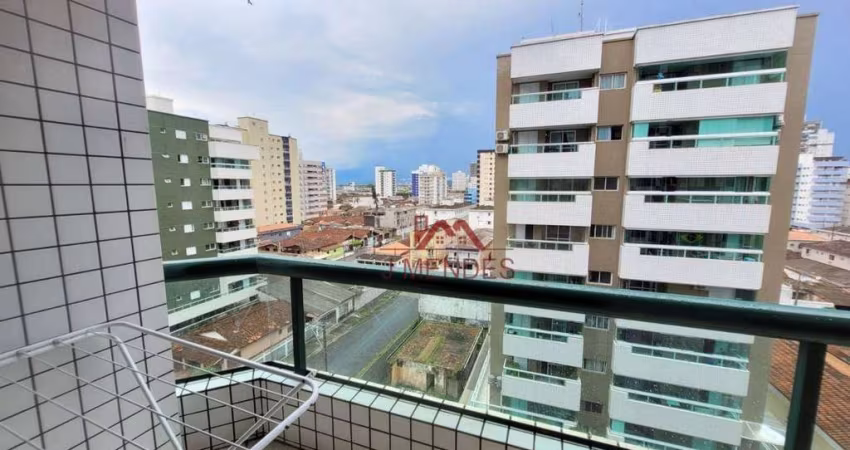 Apartamento com 2 dormitórios para alugar, 75 m² por R$ 3.500/mês - Vila Guilhermina - Praia Grande/SP