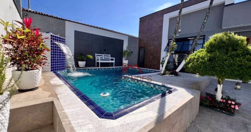 Casa com 3 dormitórios à venda, 118 m² por R$ 1.290.000 - Florida - Praia Grande/SP