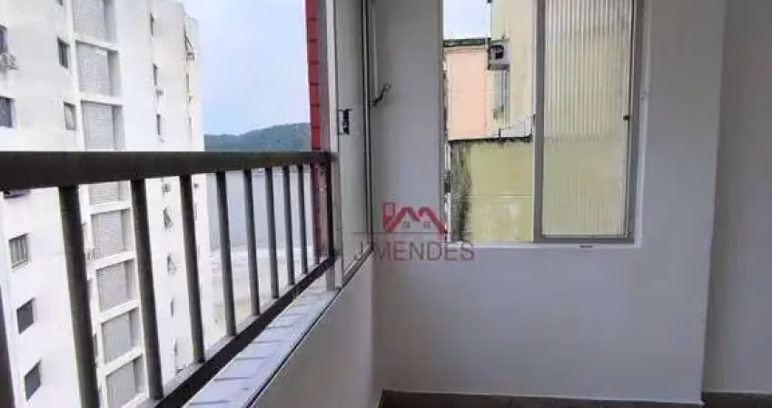 Apartamento com 1 dormitório à venda, 36 m² por r$ 210.000,00 - centro - são vicente/sp