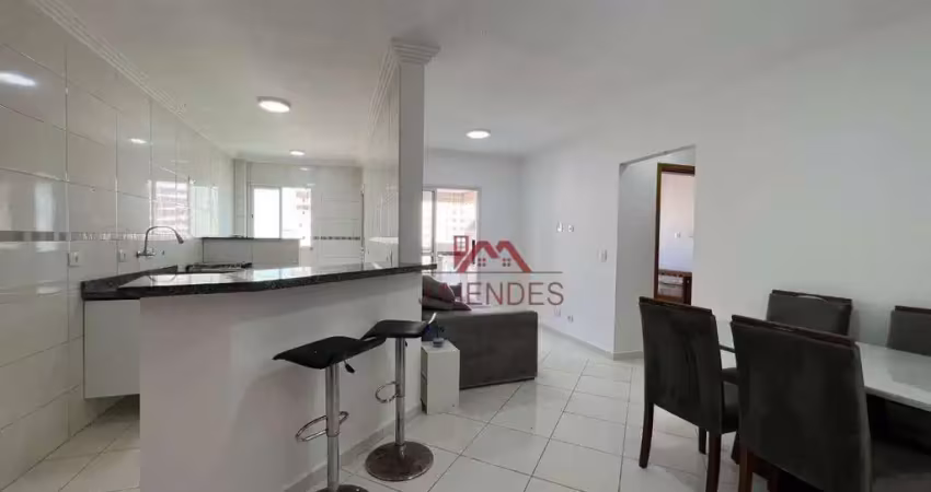Apartamento com 1 dormitório à venda, 60 m² por r$ 390.000,00 - aviação - praia grande/sp