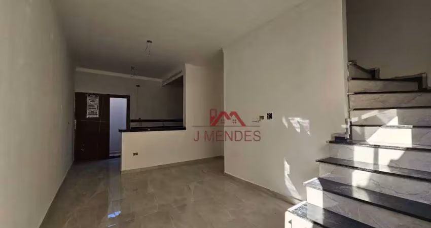 Sobrado com 2 dormitórios à venda, 62 m² por r$ 370.000,00 - vila guilhermina - praia grande/sp