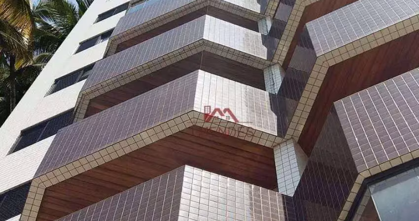 Apartamento com 1 dormitório à venda, 54 m² por r$ 290.000,00 - aviação - praia grande/sp
