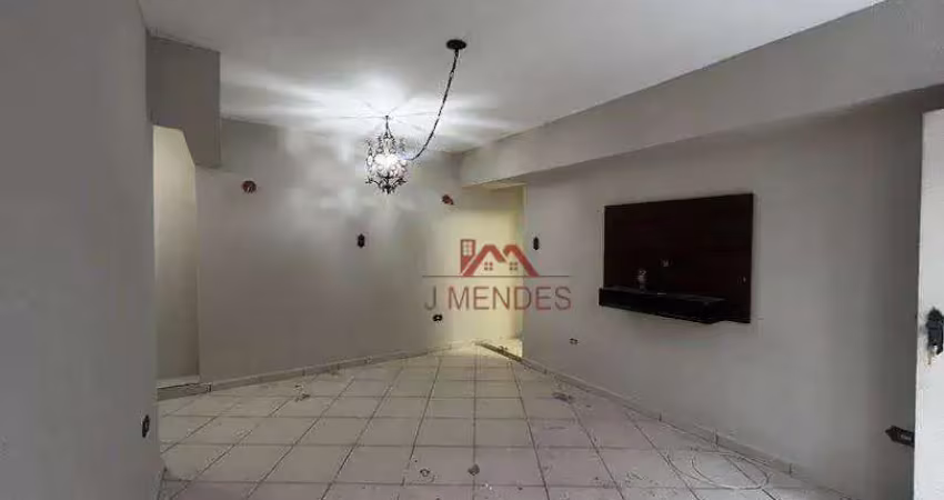 Casa com 3 dormitórios para alugar, 70 m² por r$ 3.000/mês - marapé - santos/sp