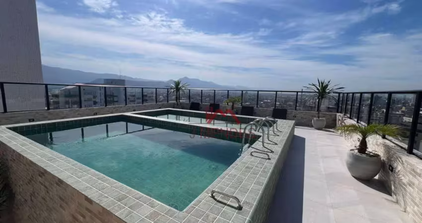 Apartamento com 1 dormitório à venda, 57 m² por r$ 365.000,00 - vila caiçara - praia grande/sp