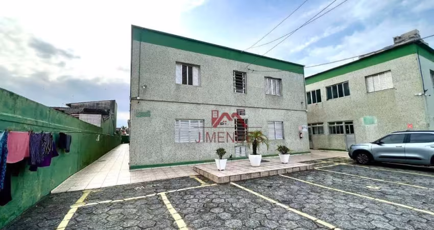 Kitnet com 1 dormitório à venda, 28 m² por r$ 185.000,00 - vilamar - praia grande/sp
