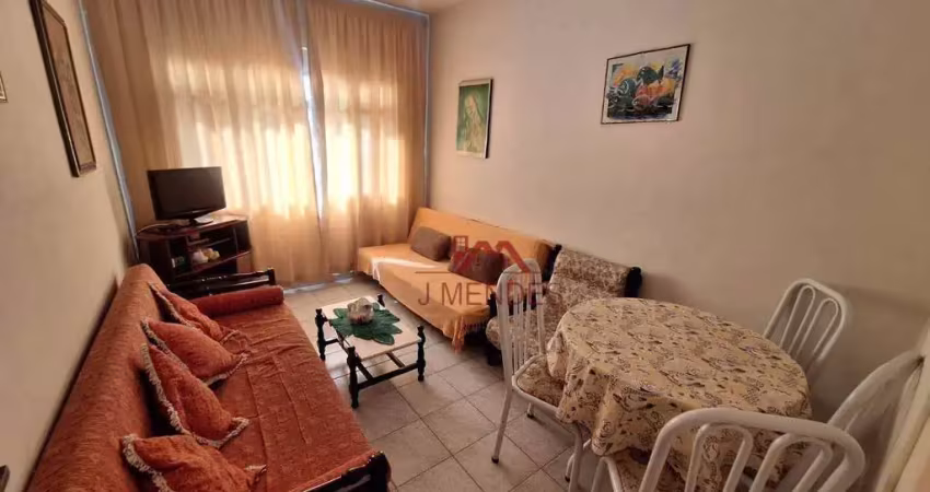 Apartamento com 1 dormitório à venda, 45 m² por r$ 225.000,00 - aviação - praia grande/sp