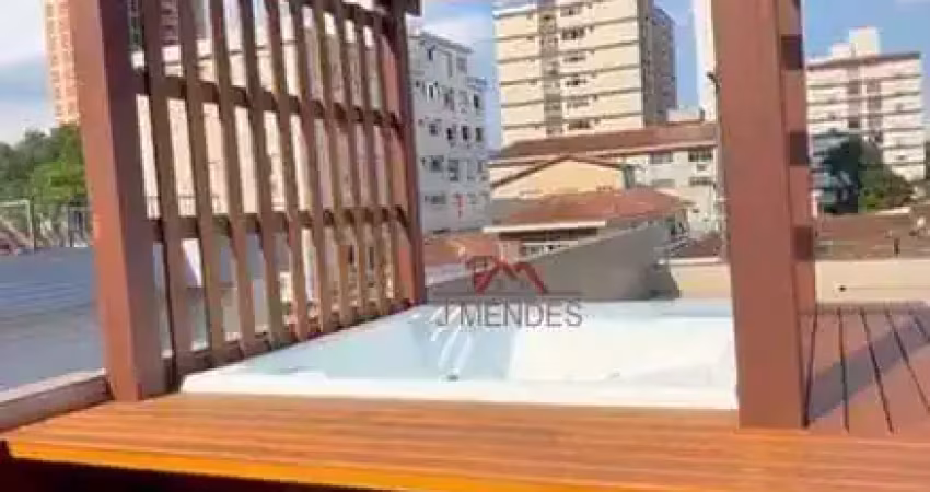 Sobrado com 6 dormitórios à venda, 152 m² por r$ 1.800.000,00 - marapé - santos/sp