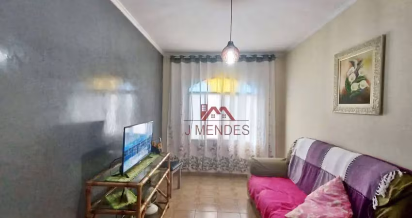 Apartamento com 1 dormitório à venda, 42 m² por r$ 230.000,00 - maracana - praia grande/sp