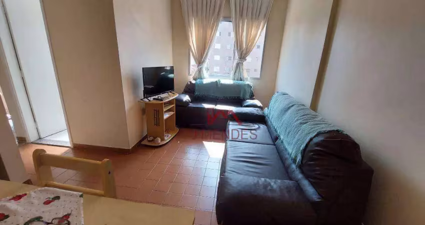 Apartamento com 1 dormitório à venda, 64 m² por r$ 290.000,00 - boqueirão - praia grande/sp