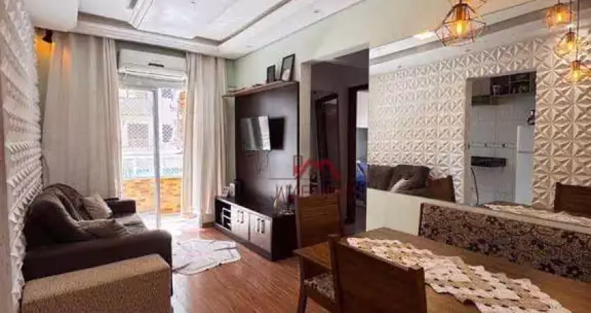 Apartamento com 2 dormitórios à venda, 70 m² por r$ 369.000 - ocian - praia grande/sp