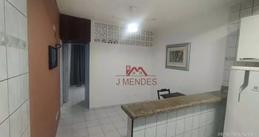 Kitnet com 1 dormitório para alugar, 38 m² por r$ 1.600/mês - aviação - praia grande/sp