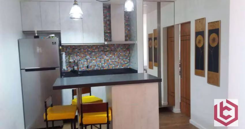 Flat com 1 dormitório à venda, 36 m² por r$ 225.000,00 - centro - são vicente/sp