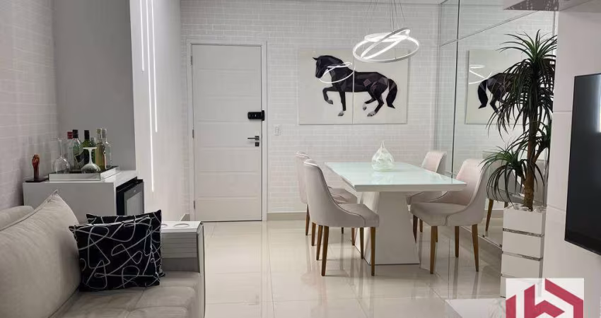 Apartamento com 1 dormitório à venda, 55 m² por R$ 730.000,00 - Pompéia - Santos/SP