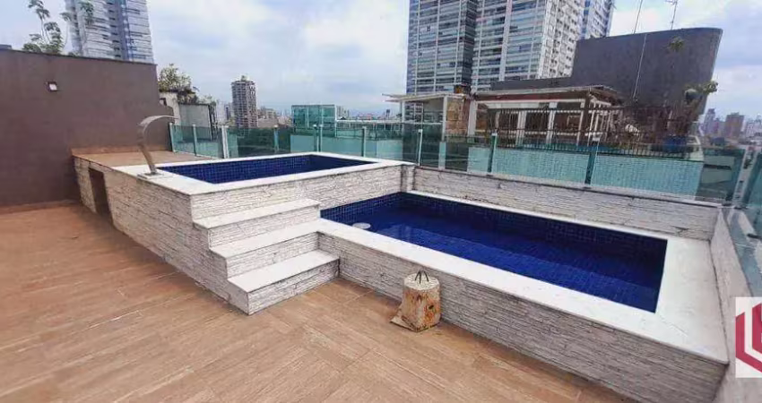 Cobertura à venda, 261 m² por R$ 1.500.000,00 - Aparecida - Santos/SP