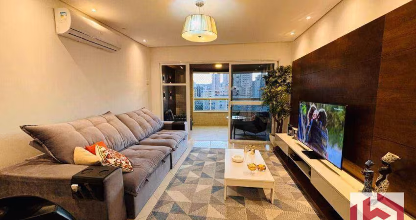Apartamento com 3 dormitórios à venda, 168 m² por R$ 1.599.000,00 - Gonzaga - Santos/SP