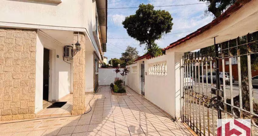 Sobrado com 3 dormitórios à venda, 140 m² por r$ 879.000,00 - marapé - santos/sp
