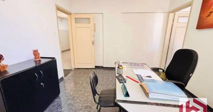 Sala, 48 m² - venda por R$ 120.000 ou aluguel por R$ 1.600 (PACOTE)/mês - Centro - Santos/SP