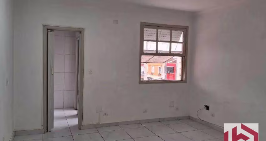 Sala para alugar, 40 m² por r$ 700 + encargos/mês - centro - santos/sp