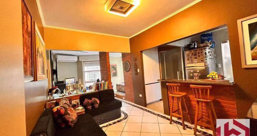 Apartamento com 1 dormitório à venda, 45 m² por R$ 465.000,00 - Aparecida - Santos/SP