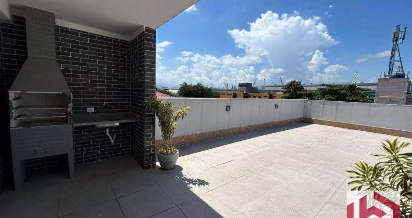 Apartamento com 2 dormitórios à venda, 41 m² por R$ 370.000,00 - Estuário - Santos/SP