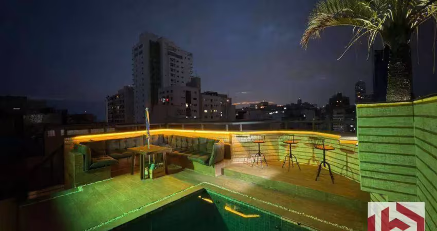 Cobertura com 3 dormitórios à venda, 137 m² por R$ 1.900.000,00 - Aparecida - Santos/SP