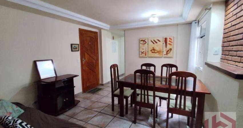 Apartamento com 2 dormitórios à venda, 56 m² por R$ 488.000,00 - Pompéia - Santos/SP