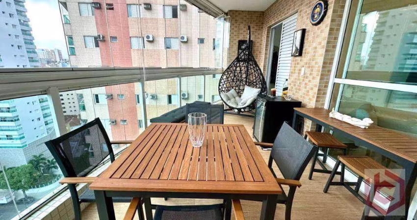 Apartamento com 3 dormitórios à venda, 124 m² por R$ 1.700.000,00 - Boqueirão - Santos/SP