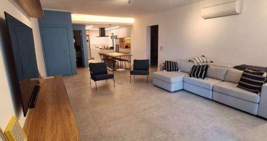 Apartamento com 3 dormitórios para alugar, 168 m² por R$ 8.500 PACOTE/mês - Gonzaga - Santos/SP