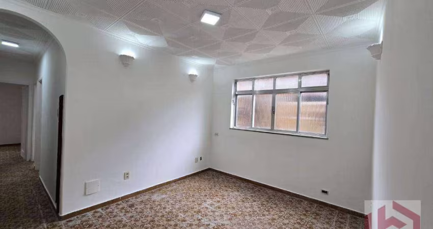 Apartamento com 3 dormitórios para alugar, 80 m² por R$ 2.800 PACOTE/mês - Encruzilhada - Santos/SP