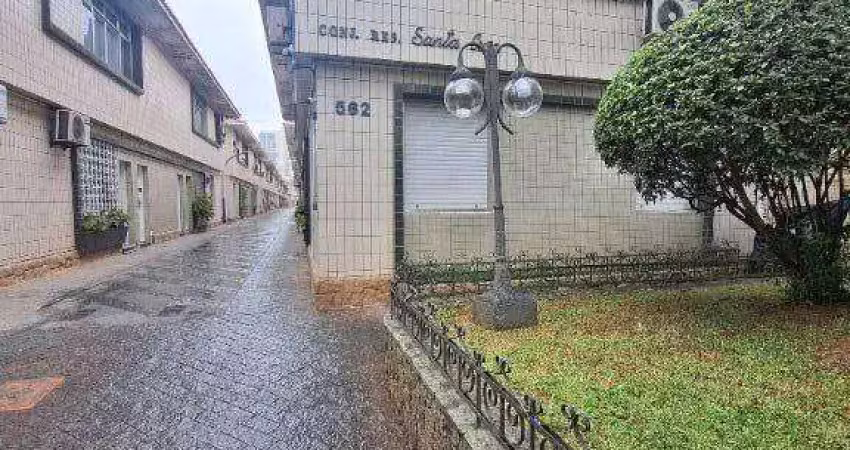 Apartamento com 2 dormitórios em residencial estilo vila para alugar por r$ 2.600 pacote/mês - boqueirão - santos/sp