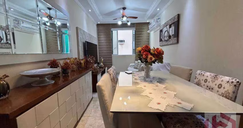Apartamento com 2 dormitórios à venda, 98 m² por r$ 636.000,00 - josé menino - santos/sp
