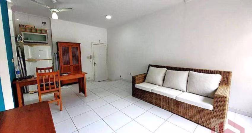 Apartamento com 1 dormitório à venda, 51 m² por R$ 350.000 - Pompéia - Santos/SP