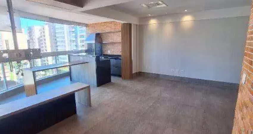 Apartamento com 2 dormitórios com varanda gourmet, prédio com área de lazer,  para alugar, 124 m² por r$ 6.300 + encargos/mês - boqueirão - santos/sp