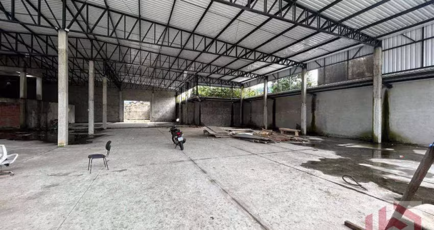 Galpão para alugar, 1650 m² por r$ 65.000 + encargos/mês - vila matias - santos/sp