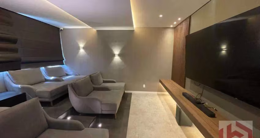 Apartamento novo com 2 dormitórios, prédio com área de lazer para alugar, 87 m² por r$ 7.500 pacote/mês - gonzaga - santos/sp