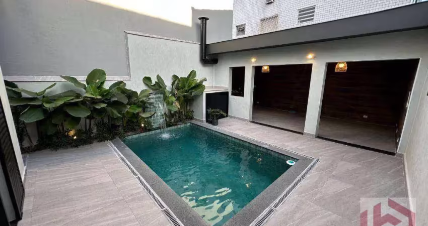 Sobrado à venda, 200 m² por r$ 1.917.000,00 - embaré - santos/sp