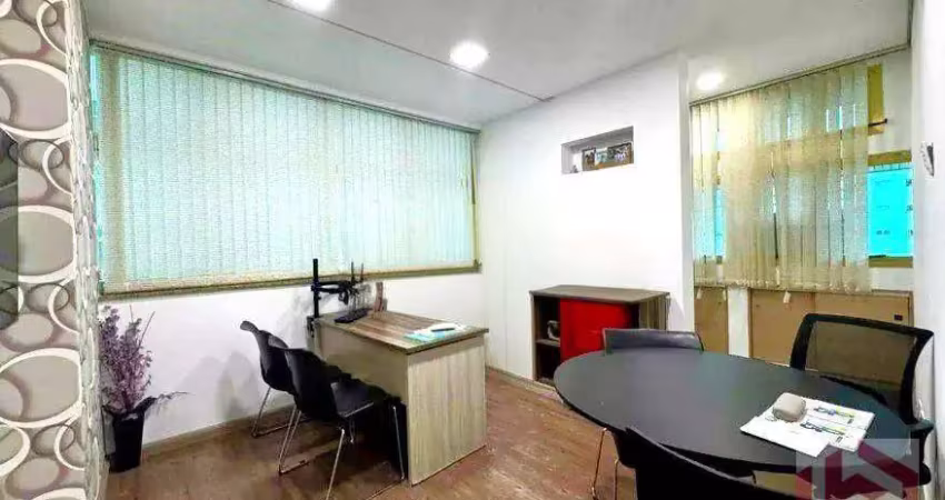 Sala à venda, 48 m² por r$ 329.900 - gonzaga - santos/sp