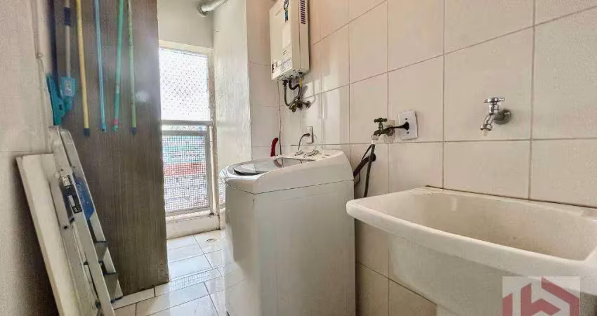 Apartamento com 3 dormitórios para alugar, 97 m² por r$ 7.500 pacote/mês - vila belmiro - santos/sp