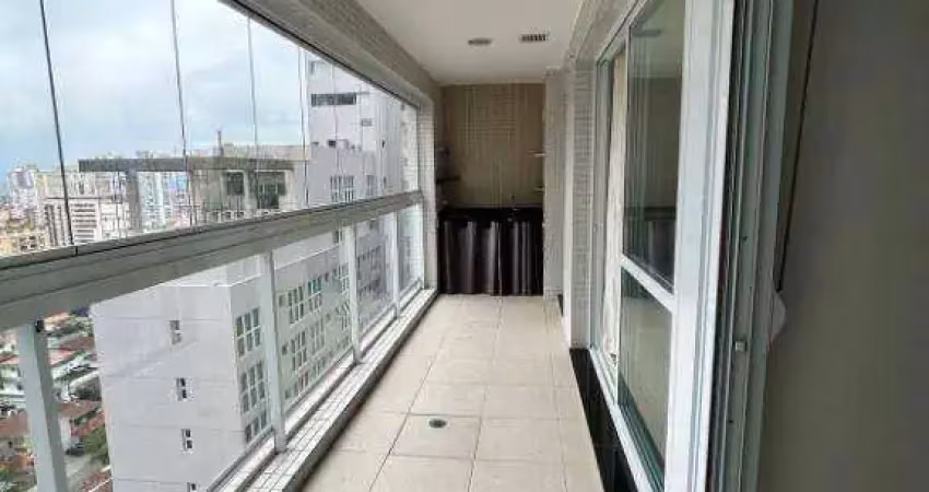 Apartamento com 1 dormitório para alugar, 57 m² por r$ 5.350 pacote/mês - gonzaga - santos/sp