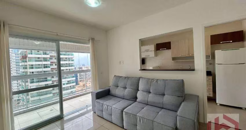 Apartamento com lazer com 1 dormitório para alugar, 57 m² por r$ 5.350 pacote/mês - gonzaga - santos/sp