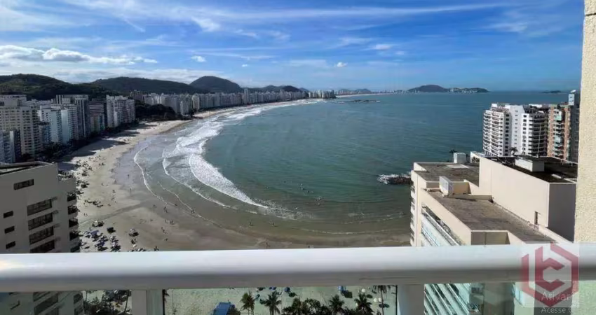 Cobertura com 2 dormitórios à venda, 196 m² por r$ 2.450.000 - jardim las palmas - guarujá/sp