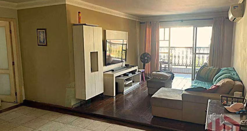 Apartamento com 3 dormitórios à venda, 167 m² por r$ 690.000,00 - campo grande - santos/sp