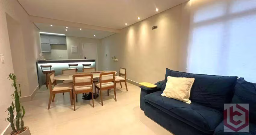 Apartamento com 3 dormitórios à venda, 120 m² por r$ 675.000 - gonzaga - santos/sp