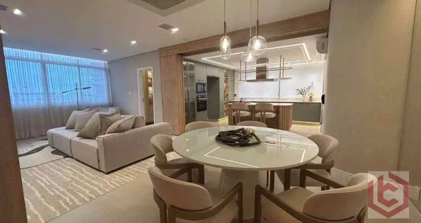 Apartamento com 3 dormitórios à venda, 159 m² por r$ 2.300.000 - gonzaga - santos/sp